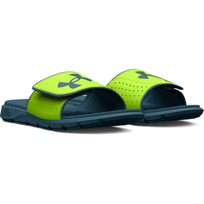 Boys' Under Armour Youth Ignite 7 Slide Sandal - 301 LIME