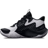 Boys' Under Armour Youth Jet 23 Basketball Shoes - 100 B/WH