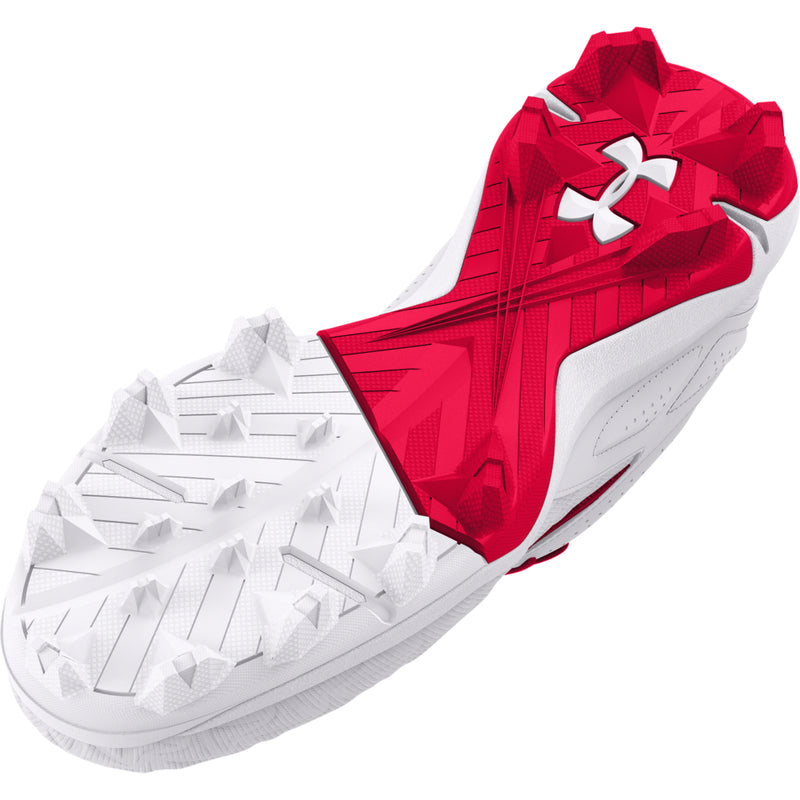 Boys' Under Armour Youth Leadoff Low RM 3.0 Baseball Cleats - 600 - RED