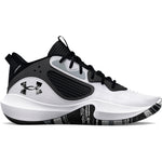 Boys' Under Armour Youth Lockdown 6 Basketball Shoes - 101 - WHITE