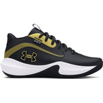 Boys' Under Armour Youth Lockdown 7 Basketball Shoe - 001 B/GL