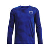Boys' Under Armour Youth Logo All Over Print Longlseeve - 401 BLUE