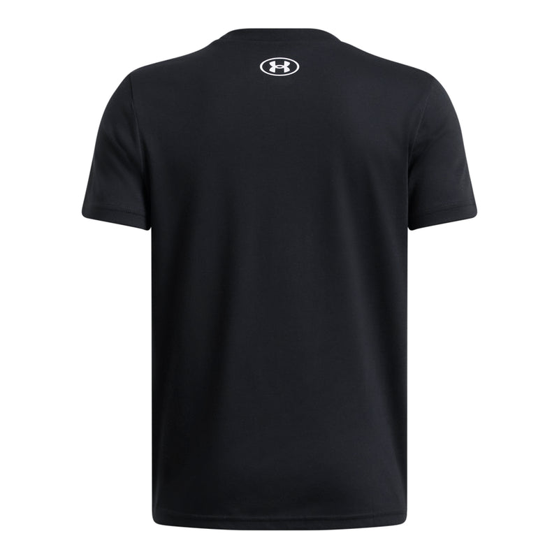 Boys' Under Armour Youth Logo Wordmark T-Shirt - 001 - BLACK