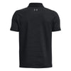 Boys' Under Armour Youth Performance Stripe Polo - 001 - BLACK