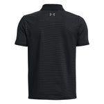 Boys' Under Armour Youth Performance Stripe Polo - 001 - BLACK