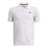 Boys' Under Armour Youth Performance Stripe Polo - 102 - WHITE