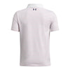 Boys' Under Armour Youth Performance Stripe Polo - 102 - WHITE