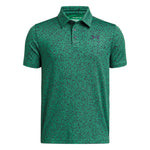 Boys' Under Armour Youth Playoff Printed Polo - 305 GREE