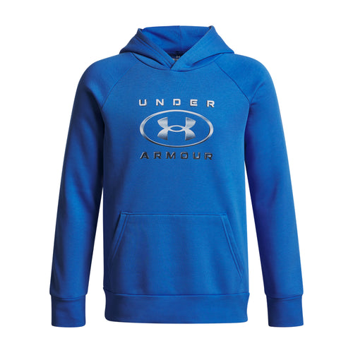 Boys' Under Armour Youth Rival Chrome Logo Hoodie - 402