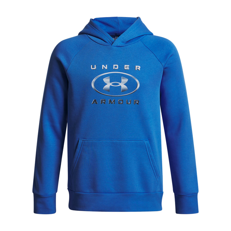 Boys' Under Armour Youth Rival Chrome Logo Hoodie - 402