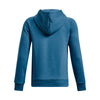 Boys' Under Armour Youth Rival Fleece Print Fill Hoodie - 466 BLUE