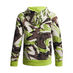 Boys' Under Armour Youth Rival Fleece Print Hoodie - 326 - VIBE GREEN