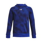 Boys' Under Armour Youth Rival Fleece Printed Hoodie - 400 - ROYAL