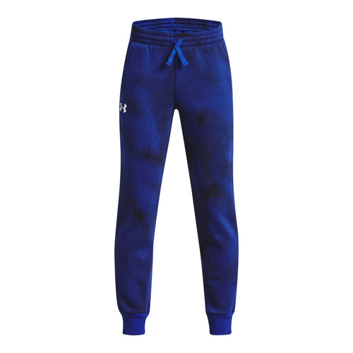 Boys' Under Armour Youth Rival Fleece Printed Jogger - 400 - ROYAL