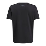 Boys' Under Armour Youth Split Big Logo T-Shirt - 001 - BLACK