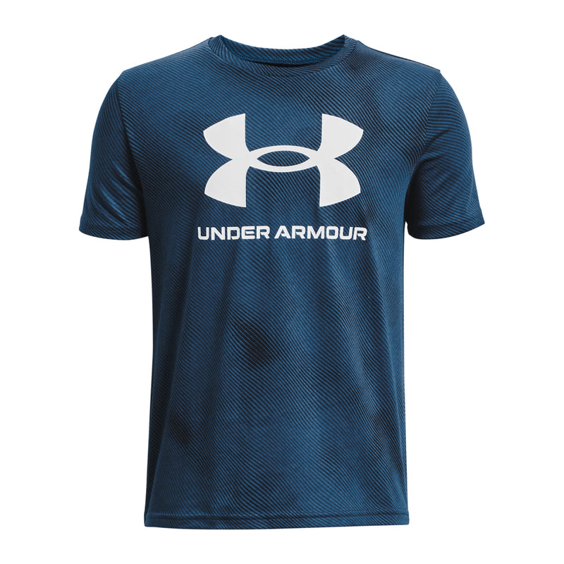 Boys' Under Armour Youth Sportstyle Logo T-Shirt - 426 BLUE