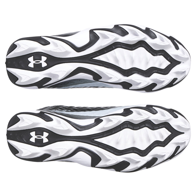 Boys' Under Armour Youth Spotlight Hammer Jr. Football Cleats - Wide - 001 - BLACK