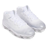 Boys' Under Armour Youth Spotlight Hammer Jr. Football Cleats - 100 - WHITE/BLACK