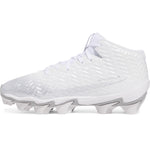 Boys' Under Armour Youth Spotlight Hammer Jr. Football Cleats - 100 - WHITE/BLACK