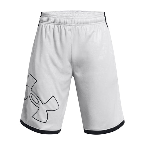 Boys' Under Armour Youth Stunt 3.0 Emboss Short - 011 - GREY