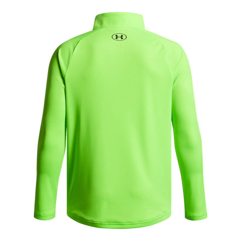 Boys' Under Armour Youth Tech 2.0 1/2 Zip - 389 - HYPER GREEN