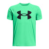 Boys' Under Armour Youth Tech Big Logo Tee - 299 GRN