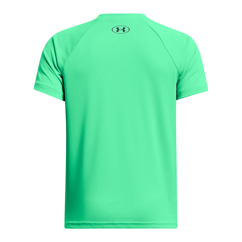 Boys' Under Armour Youth Tech Big Logo Tee - 299 GRN