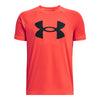 Boys' Under Armour Youth Tech Big Logo Tee - 628 RED