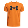 Boys' Under Armour Youth Tech Big Logo Tee - 811 ORNG