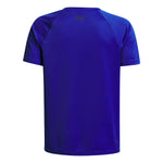 Boys' Under Armour Youth Tech Graphic Wordmark T-Shirt - 400 - BLUE