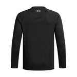 Boys' Under Armour Youth Tech Hybrid Print Longsleeve - 005 - BLACK