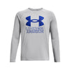 Boys' Under Armour Youth Tech Hybrid Print Longsleeve - 011 - GREY