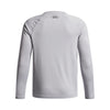 Boys' Under Armour Youth Tech Hybrid Print Longsleeve - 014 - GREY