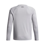 Boys' Under Armour Youth Tech Hybrid Print Longsleeve - 014 - GREY