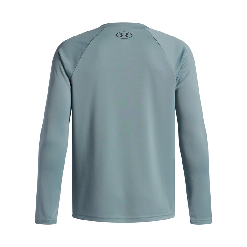 Boys' Under Armour Youth Tech Hybrid Print Longsleeve - 323