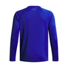 Boys' Under Armour Youth Tech Hybrid Print Longsleeve - 400 - ROYAL