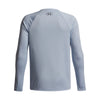 Boys' Under Armour Youth Tech Hybrid Print Longsleeve - 453 - TEAL