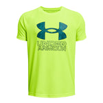 Boys' Under Armour Youth Tech Hybrid Print Tee - 733 HVIZ