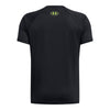 Boys' Under Armour Youth Tech Split Workmark T-Shirt - 001 - BLACK
