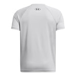 Boys' Under Armour Youth Tech Split Workmark T-Shirt - 011 - GREY