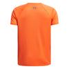 Boys' Under Armour Youth Tech Split Workmark T-Shirt - 847 FIRE