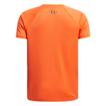 Boys' Under Armour Youth Tech Split Workmark T-Shirt - 847 FIRE