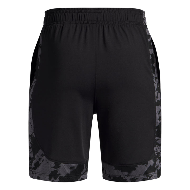 Boys' Under Armour Youth Tech Vent Printed Block Short - 003 - BLACK