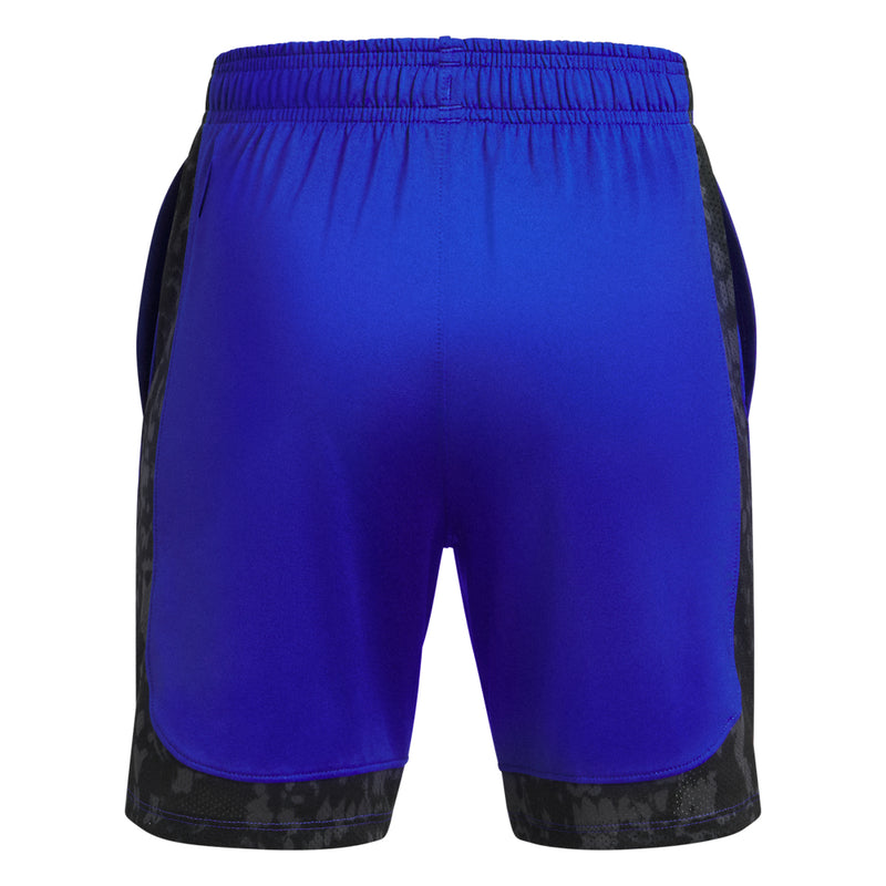 Boys' Under Armour Youth Tech Vent Printed Block Short - 400 - ROYAL
