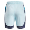 Boys' Under Armour Youth Tech Vent Printed Block Short - 494 STRE