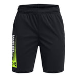 Boys' Under Armour Youth Tech Wordmark Short - 001 - BLACK