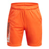 Boys' Under Armour Youth Tech Wordmark Short - 847 FIRE