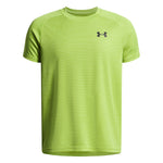 Boys' Under Armour Youth Textured Tech T-Shirt - 326 - VIBE GREEN