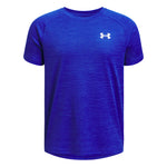 Boys' Under Armour Youth Textured Tech T-Shirt - 400