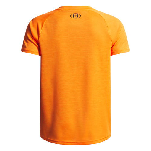 Boys' Under Armour Youth Textured Tech T-Shirt - 793 ORNG